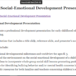 ECS 555 Social-Emotional Development Presentation