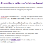 DNP 820 Promoting a culture of evidence-based practice