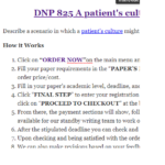 DNP 825 A patient's culture impact on health literacy