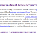 PUB 655 Single-micronutrient deficiency prevention strategies